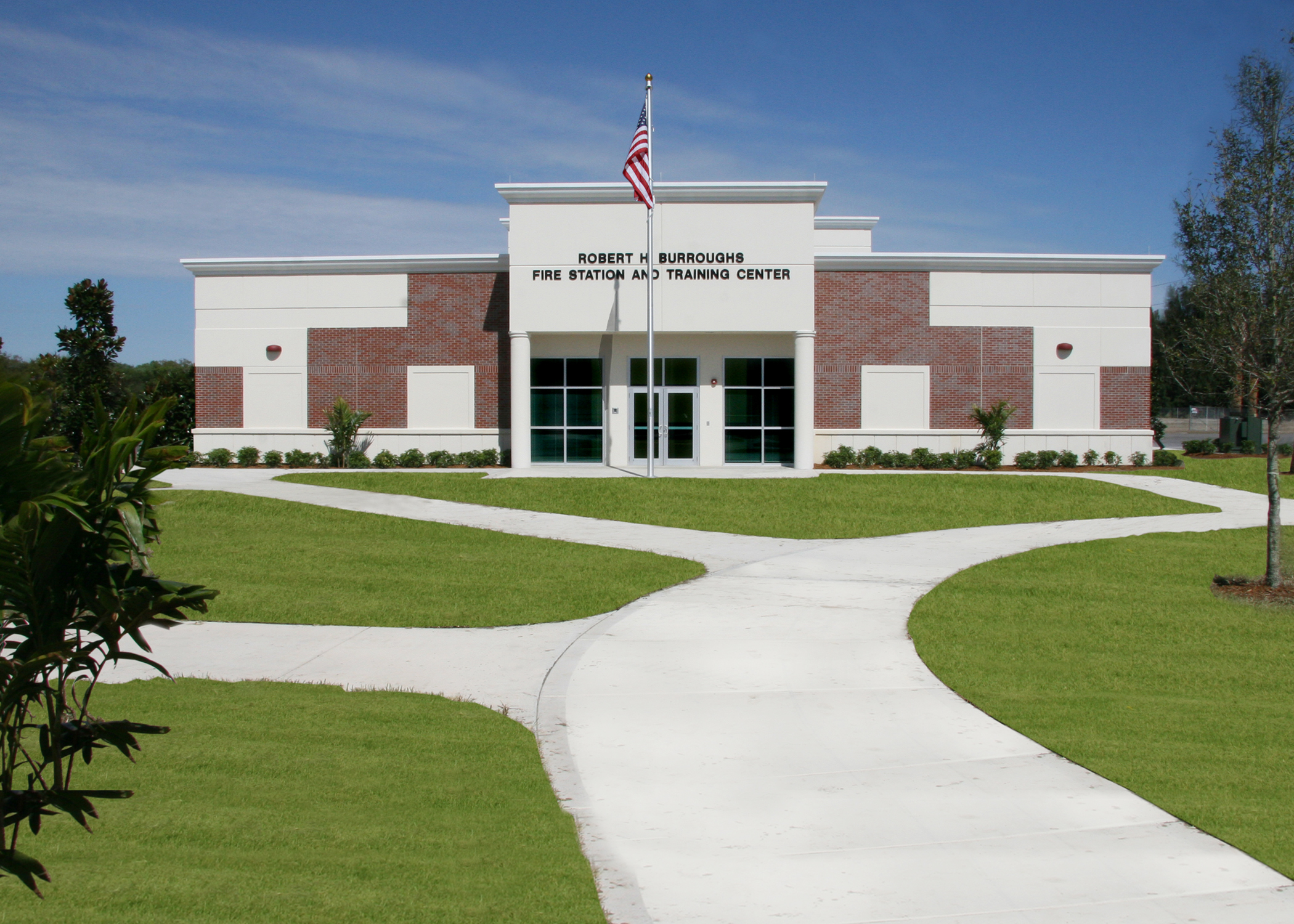 Robert H. Burroughs Fire Station and Training Center Exterior